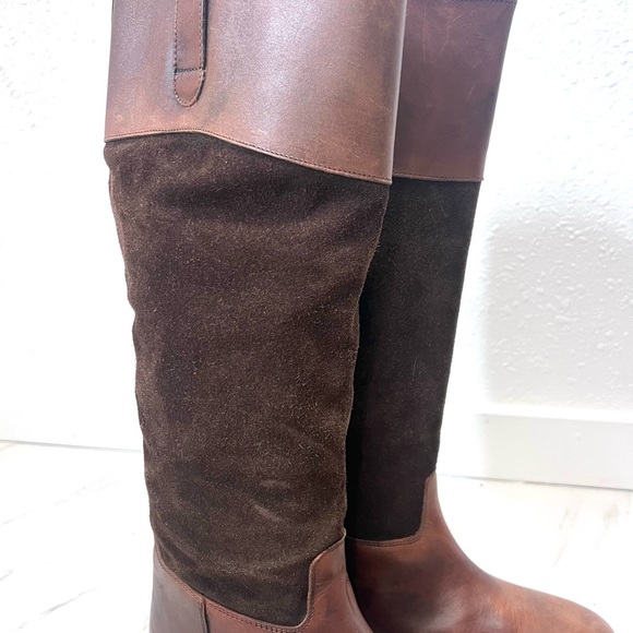 Steve Madden Brown Leather and Suede  Ritte Riding Boots 10 - Picture 6 of 8
